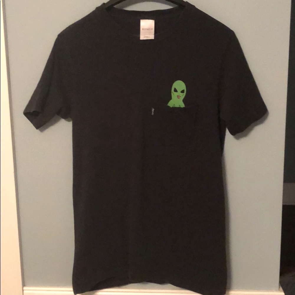 RIPNDIP Alien Pocket Tshirt with alien graphic